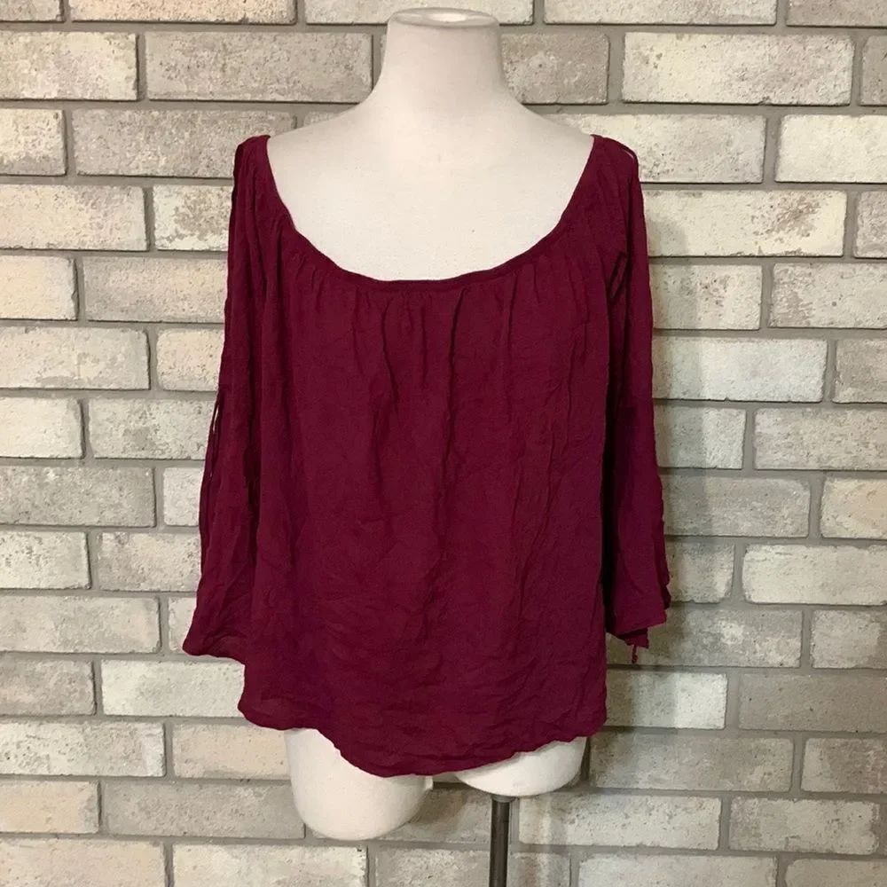 3for$20 cropped blouse 2x